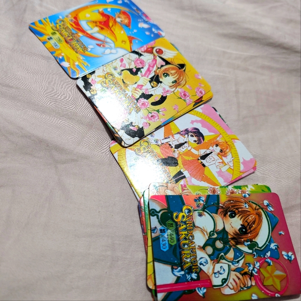 Vintage Cardcaptor Sakura Anime Cards 2003